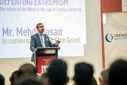 Award winning journalist, presenter and author Mehdi Hasan on defeating extremism